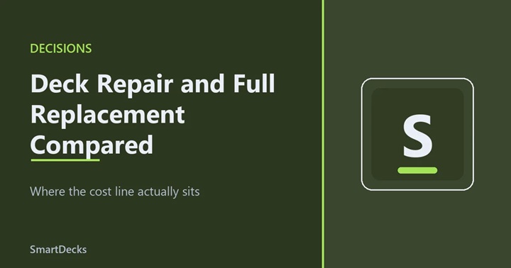 Deck Repair and Full Replacement Compared